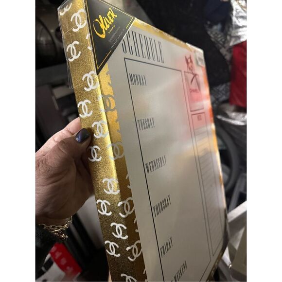 Oliver gal cc home office glam decor dry erase schedule board - Picture 5 of 7